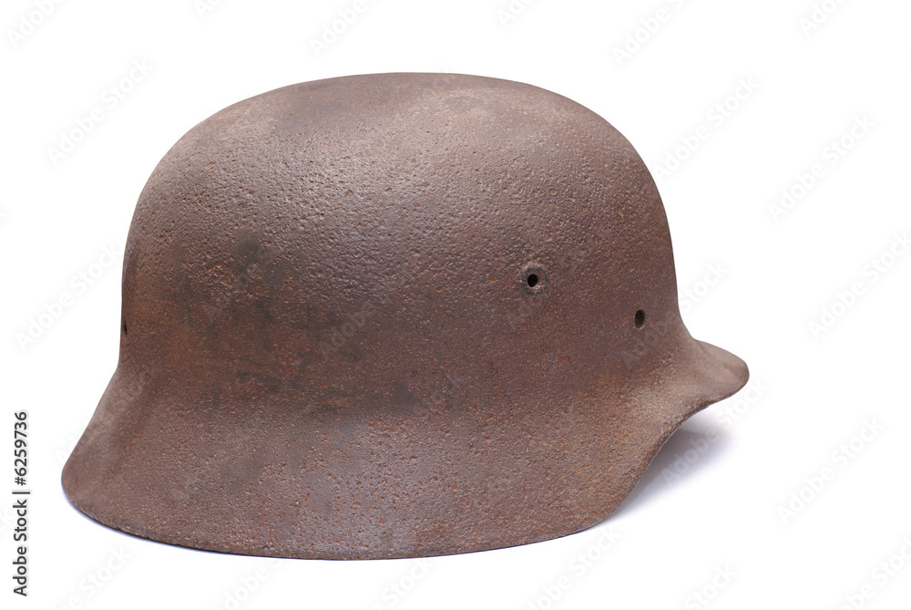 Old German army helmet from Second World War Stock Photo | Adobe Stock