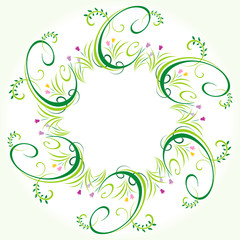 Aufkleber - vector file of grass elements design