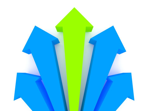 Arrows competition. Rendered image.