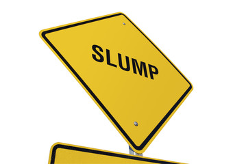 Wall Mural - Slump road sign