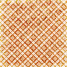 Orange Checkered Paper Background