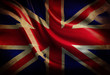 Worn british flag