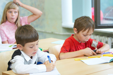 Pupils in a class