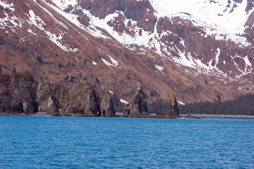 Sticker - Snow melting on the mountains