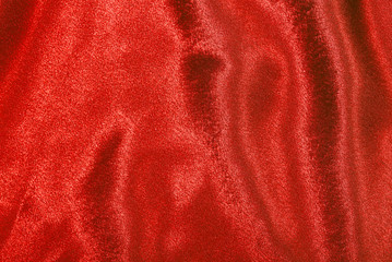 Red silk wavy texture