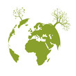 vecteur série - écologie et développement durable