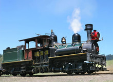 Narrow-gauge Steam Train