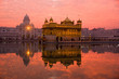Sunset at Golden Temple, Amritsar, India.