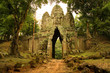 West Gate To Angkor Thom In Cambodia
