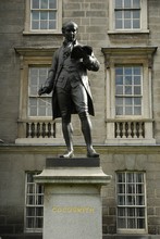 Dublin, Trinity College, Main Entrance, Oliver Goldsmith