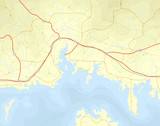 Fototapeta Mapy - Coastal map