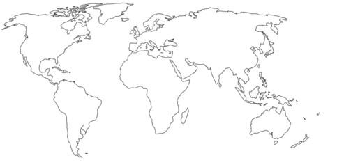  empty world map