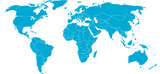 Fototapeta Mapy - mapa mundo