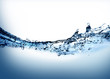 Leinwandbild Motiv water flow effect1
