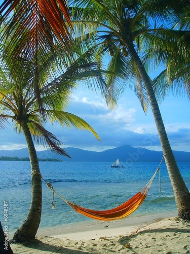 Naklejka na kafelki San Blas-Panama... Lo mas parecido al paraiso