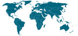 Fototapeta Mapy - mapa mundo