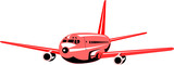 Jumbo jet plane