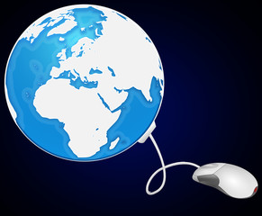 Wall Mural - mundo internet