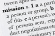 Mission word dictionary definition