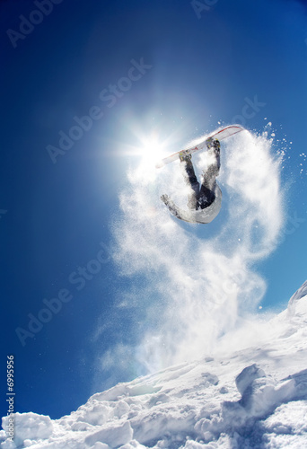 Tapeta ścienna na wymiar Snowboard