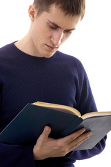 Wall Mural - Man with books