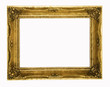 Vintage gold ornate picture frame