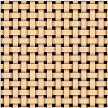 Illustration Of A Wooden Basked Weave Texture.
