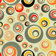Seamless vector background, with circles.