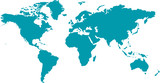 Fototapeta Mapy - mapa do mundo