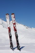 skis dans la neige