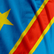 Congolese Flag Closeup