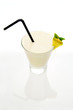 canvas print picture - Pina Colada Cocktail (from top)