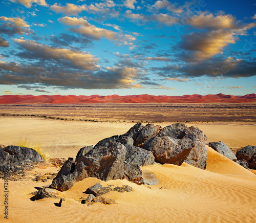 Foto-Leinwand ohne Rahmen - Namib Desert (von Dmitry Pichugin)