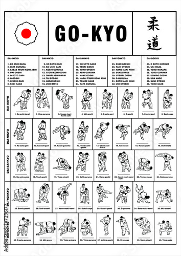 Dekoracja na wymiar tradycyjny-gokyo-z-kodokan-judo