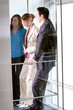 © Doreen Salcher - business team is talking in a lift