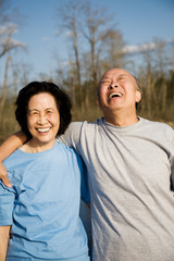 Poster - Happy senior couple