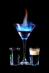 Fire cocktail