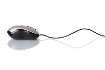 Mouse device isolated with reflection