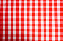 Red Gingham Background