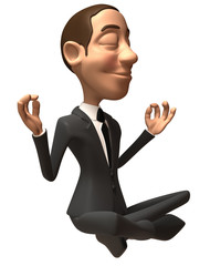 Sticker - Businessman zen