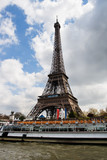 Fototapeta Paryż - Eiffel tower in Paris