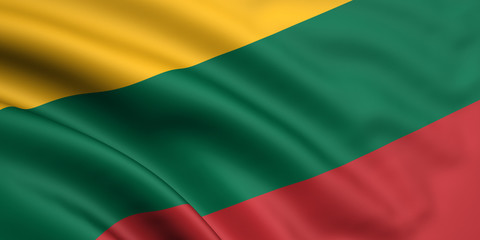 Wall Mural - Flag Of Lithuania