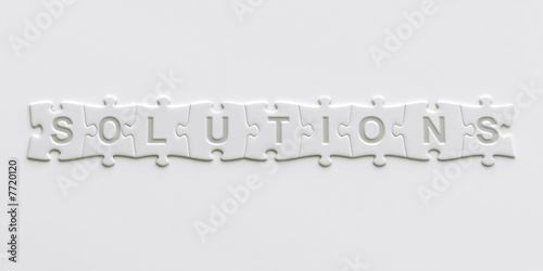 Puzzle pieces with text wri...