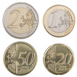 Large Euro Coins