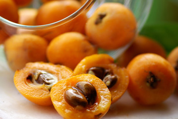 Mature and flavorful Loquats.