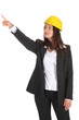 © Vladimir Mucibabic - businesswoman pointing up