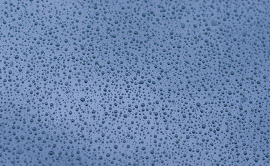 Water drops on clean surface