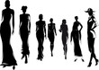 silhouettes de femmes