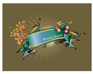 Wall Mural - banner vector