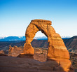 canvas print picture - Delicate arch, Arches National Park, USA